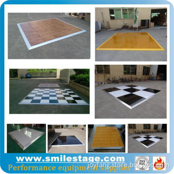 Removable High Gloss White Wooden Dance Floorings